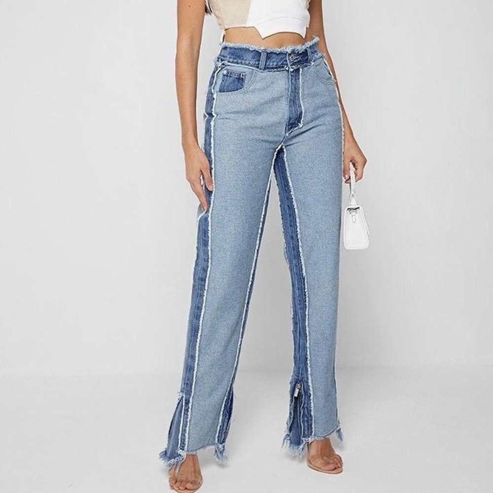 Maniere de Voir Jeans with Zipper